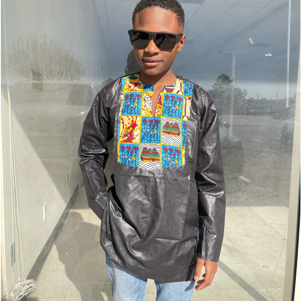 African clothing for boys top boys Danshiki top